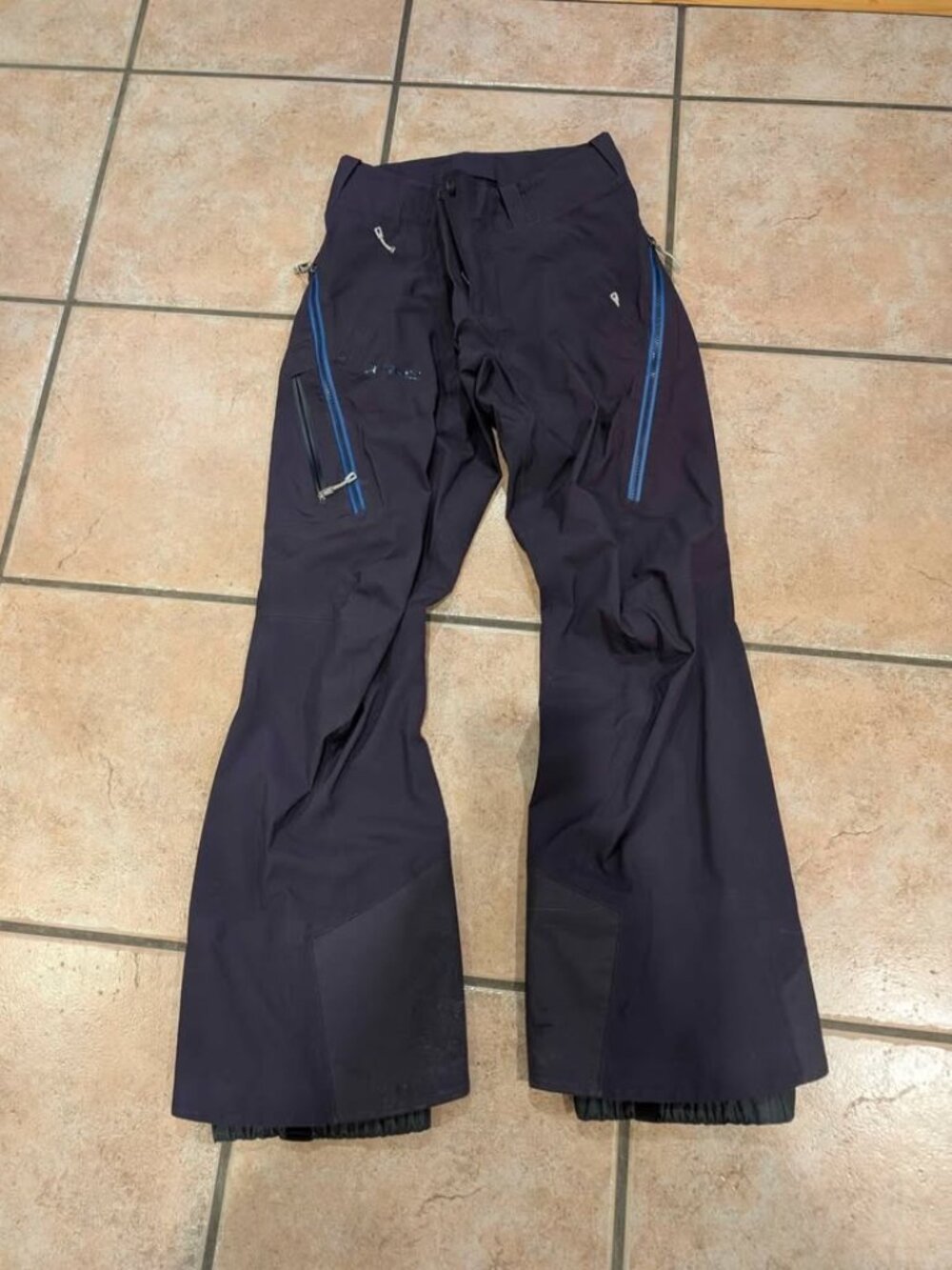 Patagonia Untracked Gore-Tex Ski Snowboard Pants Navy Purple Small
